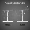 Portronics My Buddy Plus Adjustable Laptop Table with Built in USB Cooling Fan Foldable Legs (Black) Portronics My Buddy Plus Adjustable Laptop Table with Built in USB Cooling Fan Foldable Legs (Black)
