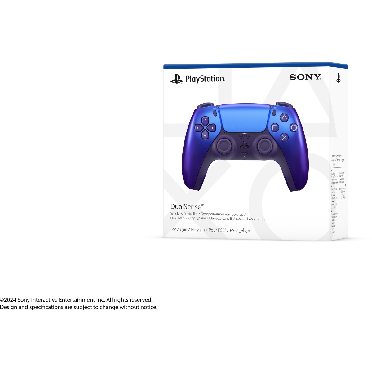 SONY PS5 DualSense wireless controller Chroma Indigo Gaming Accessory Kit