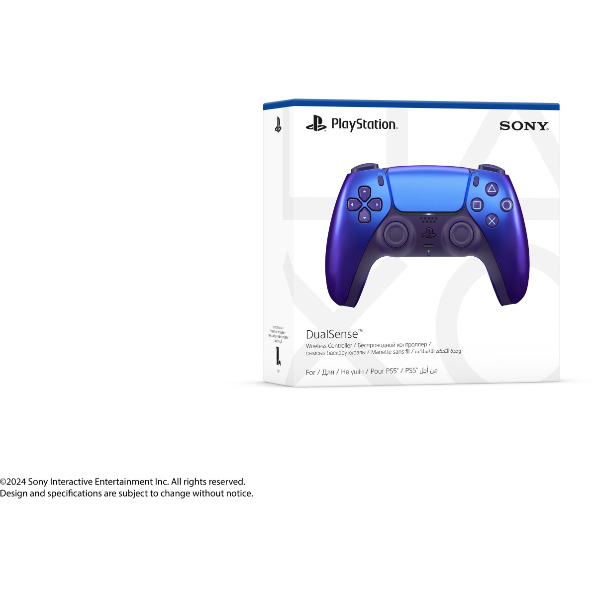 SONY PS5 DualSense wireless controller Chroma Indigo Gaming Accessory Kit