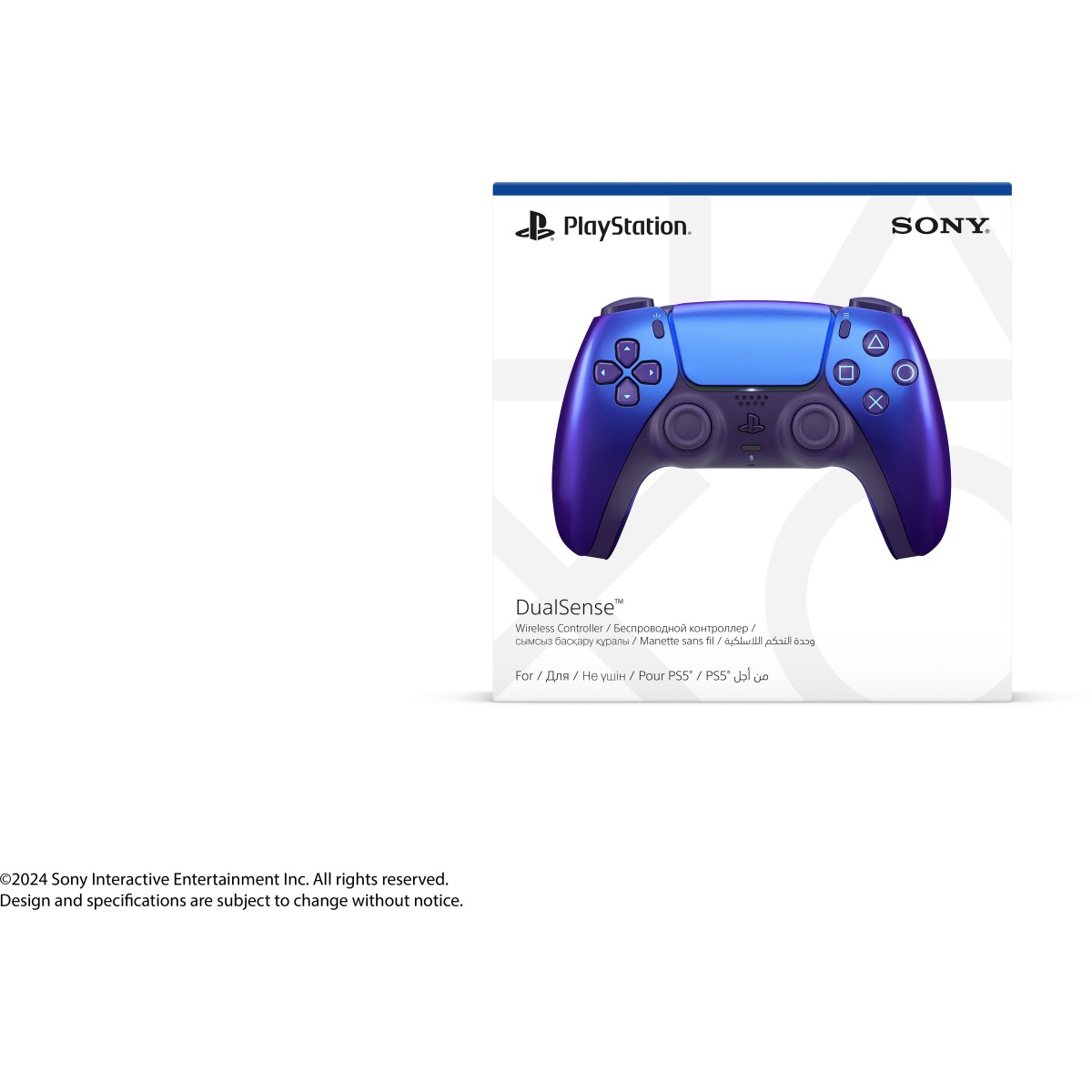 SONY PS5 DualSense wireless controller Chroma Indigo Gaming Accessory Kit