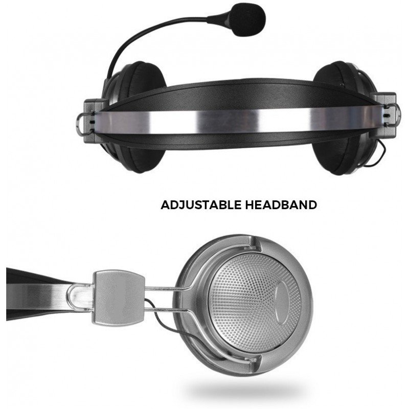 Quantum QHM862 USB STEREO WITH MIC Wired Headset (Multicolor, On the Ear)- Quantum QHM862 USB STEREO WITH MIC Wired Headset (Multicolor, On the Ear)-
