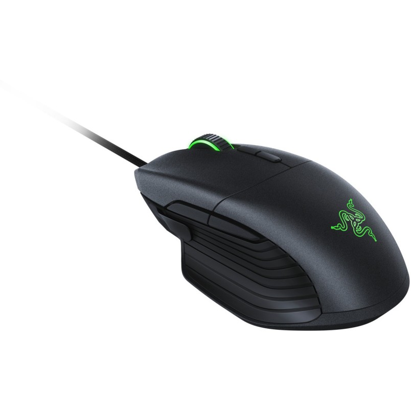 Razer Basilisk Ergonomic FPS Wired Gaming Mouse | True 16,000 DPI 5g Optical Sensor - Chroma RGB Lighting - Black - RZ01-02330100-R3A1