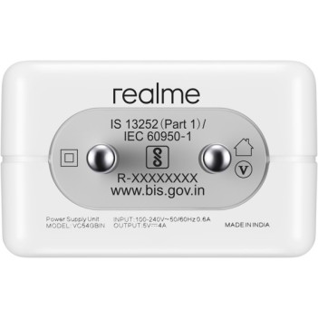 realme 4 A Mobile Charger with Detachable Cable (White) realme 4 A Mobile Charger with Detachable Cable (White)