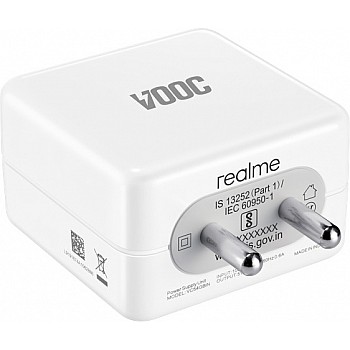 realme 4 A Mobile Charger with Detachable Cable (White)