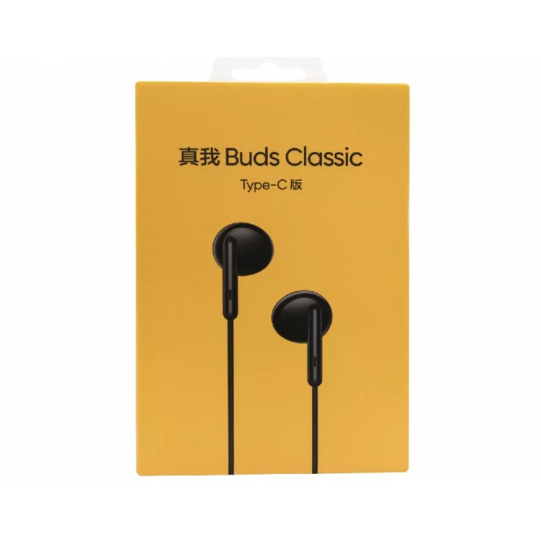 Realme Buds Classic RMA2005 Type-C Half In-Ear Earphones Black Realme Buds Classic RMA2005 Type-C Half In-Ear Earphones Black