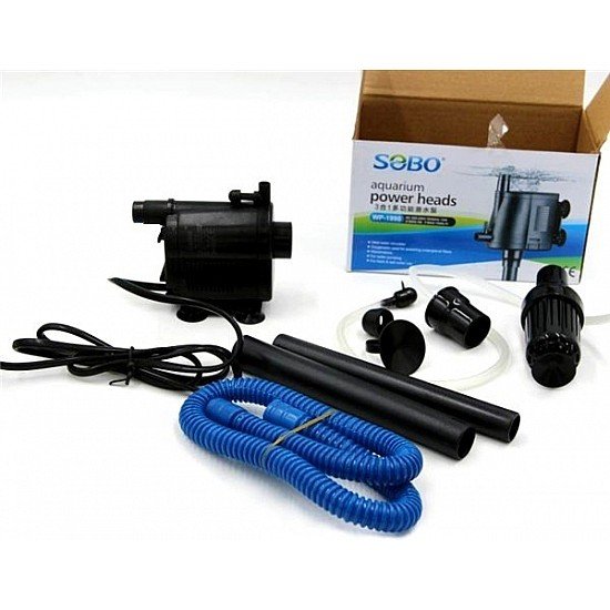 Sobo WP-1990 Multifunction Submersible Pump for Aquarium Fish Tank Power Heads Water Pump 