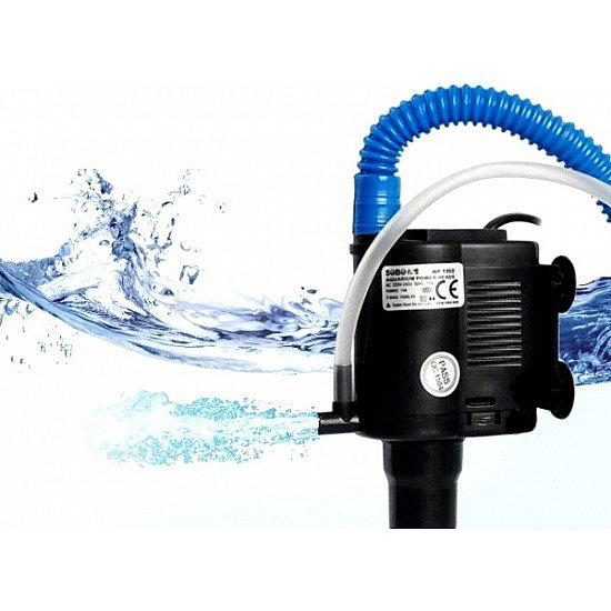 Sobo WP-1990 Multifunction Submersible Pump for Aquarium Fish Tank Power Heads Water Pump 