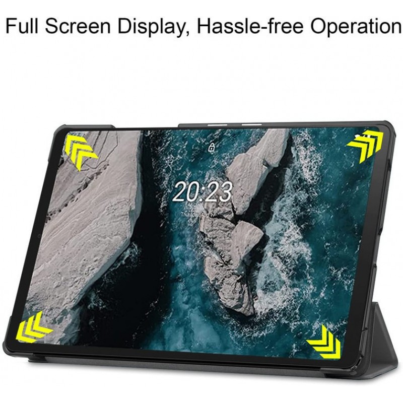 Robustrion Flip Cover for Nokia Tab T20 10.36 inch (Black) Robustrion Flip Cover for Nokia Tab T20 10.36 inch (Black)