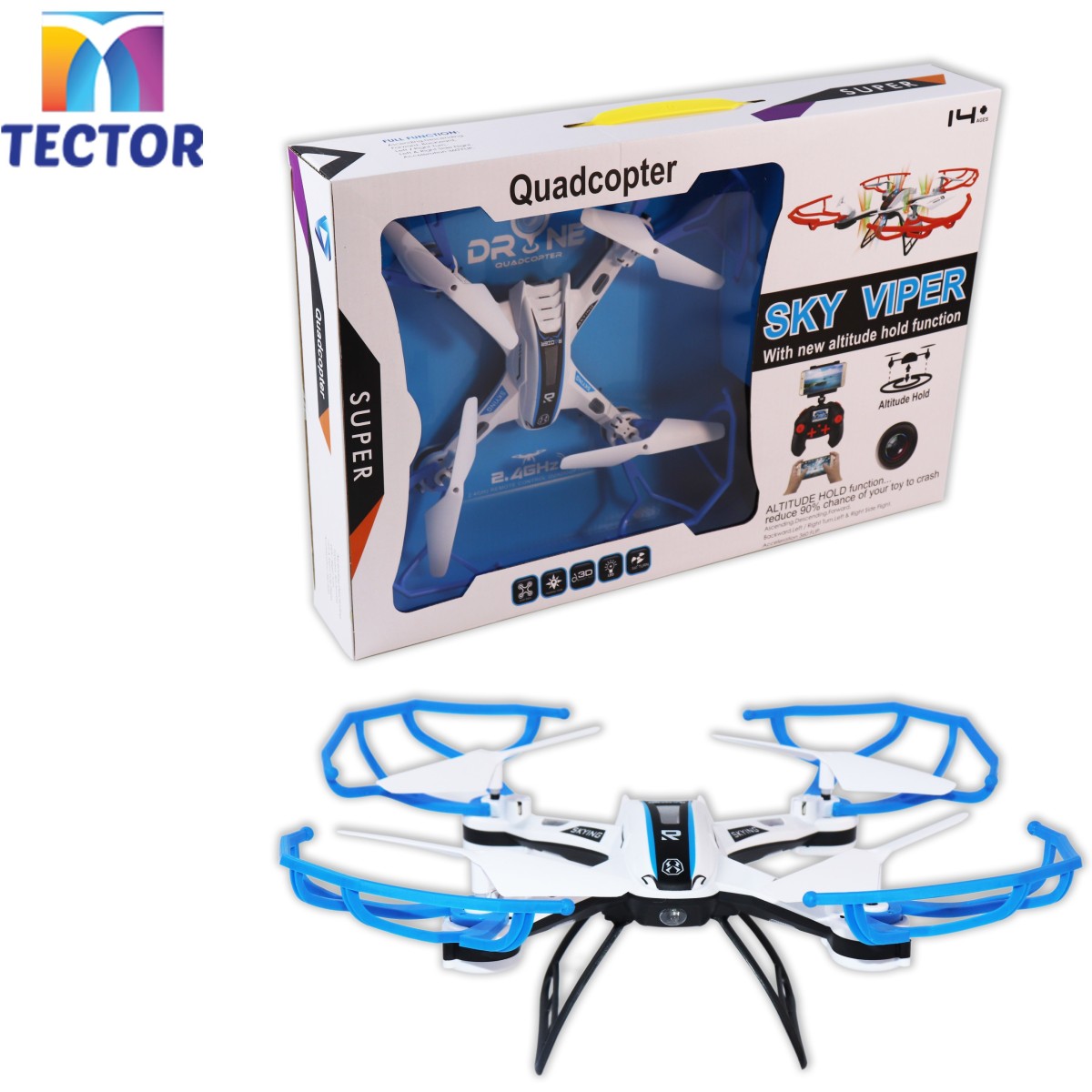 Tector Sky Viper FPV � Drone � - WiFi Hd Camera Drone