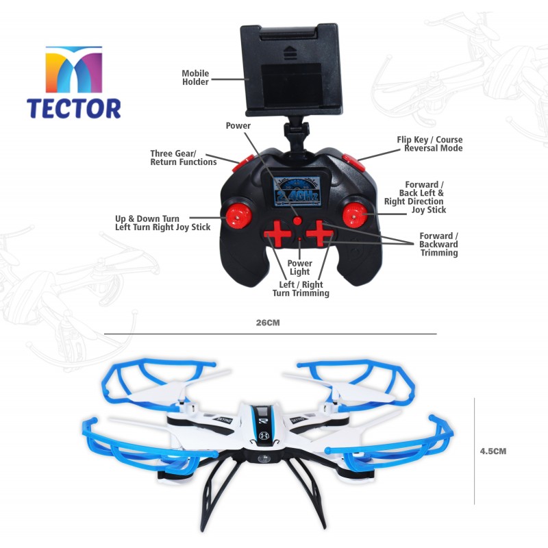 Tector Sky Viper FPV � Drone � - WiFi Hd Camera  Drone