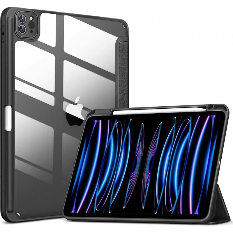 Proelite Flip Cover for iPad Air 11, iPad Pro 11 4th/3rd Gen, Air 10.9 5th/4th Gen with soft Edge (Black, Hard Case, Pack of: 1) Proelite Flip Cover for iPad Air 11, iPad Pro 11 4th/3rd Gen, Air 10.9 5th/4th Gen with soft Edge (Black, Hard Case, Pack of: 1)