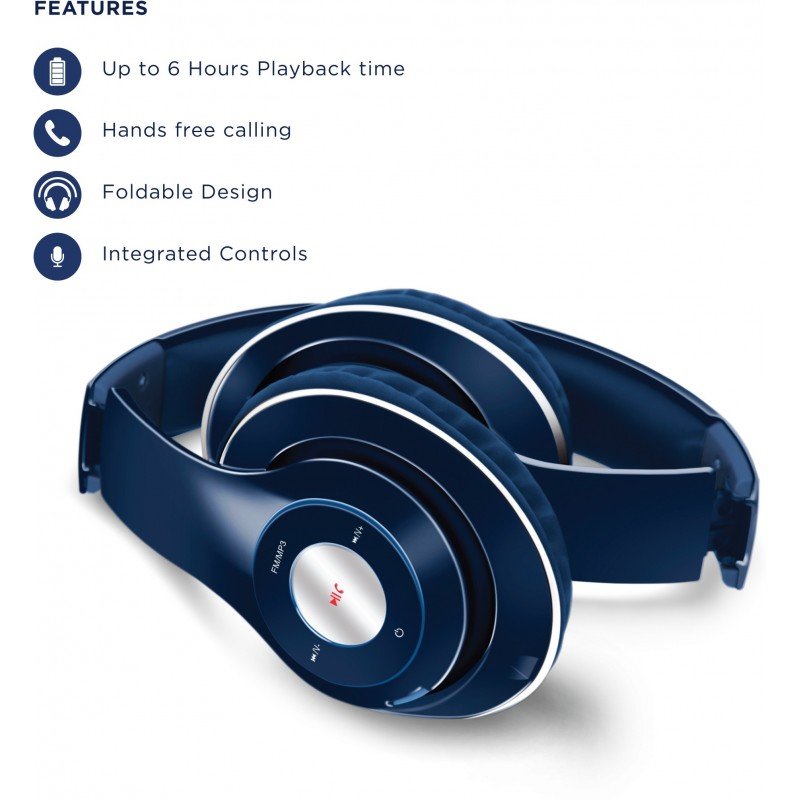 SoundLOGIC HD Wireless Bluetooth (Blue, On the Ear) SoundLOGIC HD Wireless Bluetooth (Blue, On the Ear)