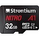 Strontium Nitro A1 32GB Micro SDHC Memory Card 100MB/s A1 UHS-I U1 Class 10 with High Speed Adapter