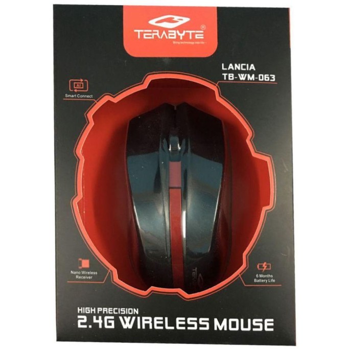 TERABYTE TB-WM-063 Wireless Optical Mouse (USB, Black) TERABYTE TB-WM-063 Wireless Optical Mouse (USB, Black)