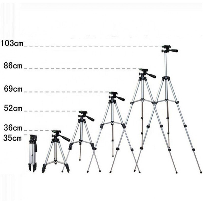 Kubra 3110 for Mobile, DSLR, Mirrorless, Sports & Action Portable Lightweight Aluminum Tripod (Black, Supports Up to 1500 g) Kubra 3110 for Mobile, DSLR, Mirrorless, Sports & Action Portable Lightweight Aluminum Tripod (Black, Supports Up to 1500 g)