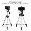Kubra 3110 for Mobile, DSLR, Mirrorless, Sports & Action Portable Lightweight Aluminum Tripod (Black, Supports Up to 1500 g) Kubra 3110 for Mobile, DSLR, Mirrorless, Sports & Action Portable Lightweight Aluminum Tripod (Black, Supports Up to 1500 g)