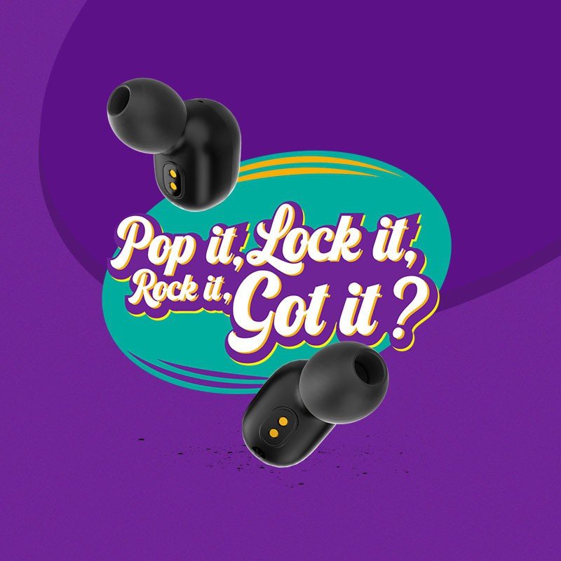 Redmi Earbuds 2C in-Ear Truly Wireless Earphones with Environment Noise Cancellation BLACK Redmi Earbuds 2C in-Ear Truly Wireless Earphones with Environment Noise Cancellation BLACK