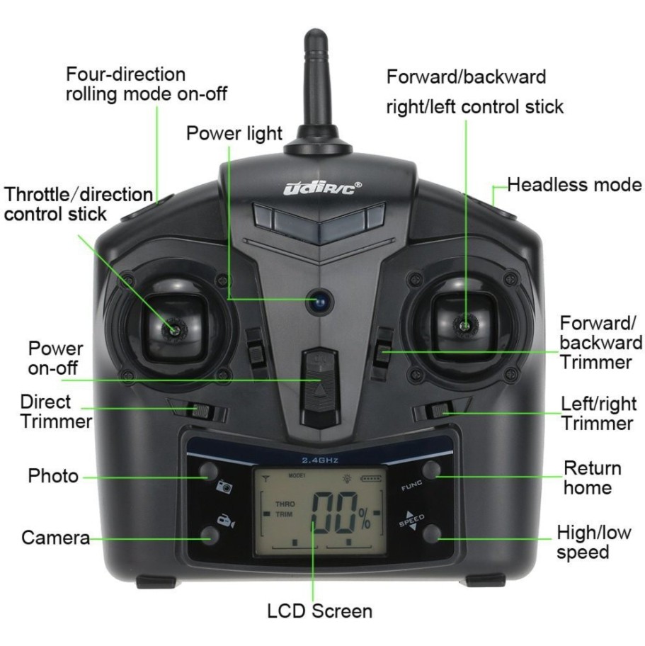 Udi RC U818A Drone