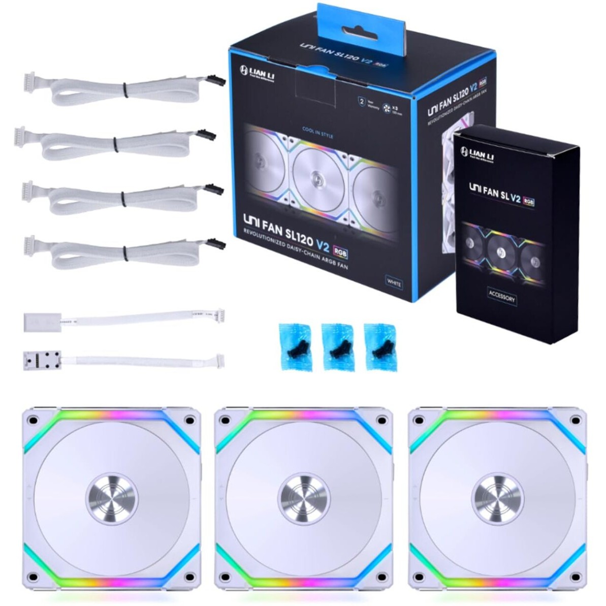 Lian Li UNI Fan SL V2 120mm ARGB Triple Case Fan Cooler