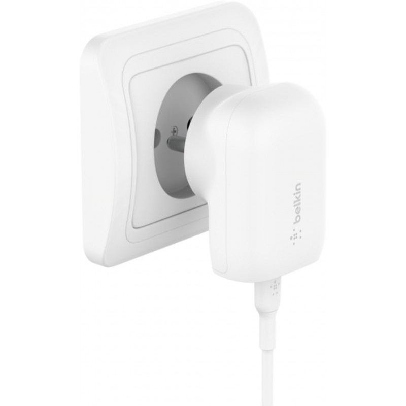 Belkin 30W Wall Charger, USB-C Charger Block, Fast Charging Block for iPhone 16, 16 Plus, 16 Pro, 16 Pro Max, 15, 15 Pro, 15 Pro Max, 14, 14 Pro, 14 Pro Max, Galaxy S24, iPad, AirPods & More Belkin 30W Wall Charger, USB-C Charger Block, Fast Charging Block for iPhone 16, 16 Plus, 16 Pro, 16 Pro Max, 15, 15 Pro, 15 Pro Max, 14, 14 Pro, 14 Pro Max, Galaxy S24, iPad, AirPods & More