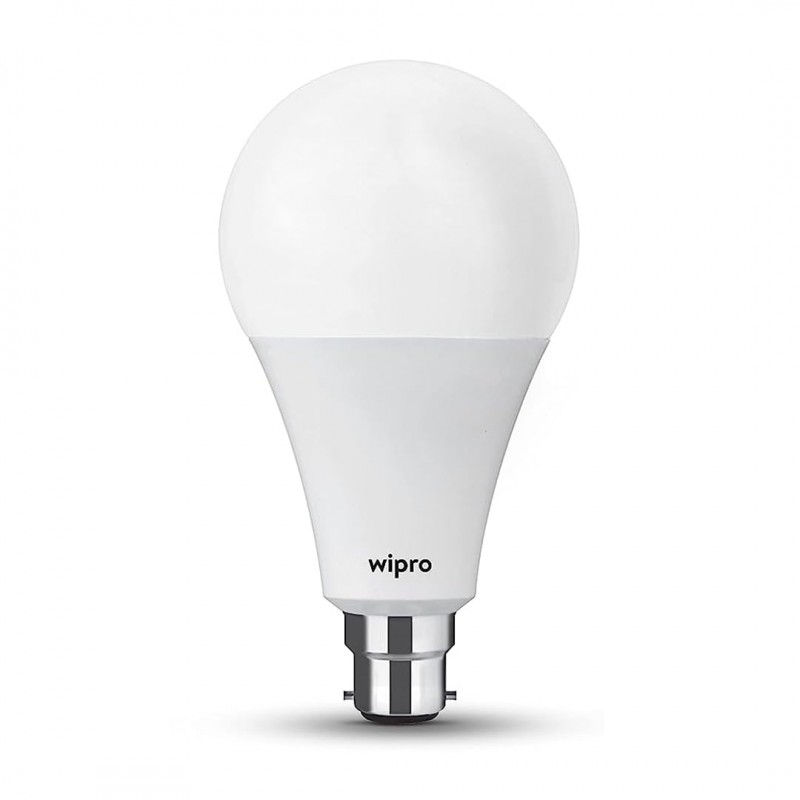 wipro Garnet 26W LED Bulb for Home & Office |Cool Day White (6500K) | B22 Base|220 degree Light coverage |4Kv Surge Protection |400V High Voltage Protection |Energy Efficient | Pack of 1 wipro Garnet 26W LED Bulb for Home & Office |Cool Day White (6500K) | B22 Base|220 degree Light coverage |4Kv Surge Protection |400V High Voltage Protection |Energy Efficient | Pack of 1