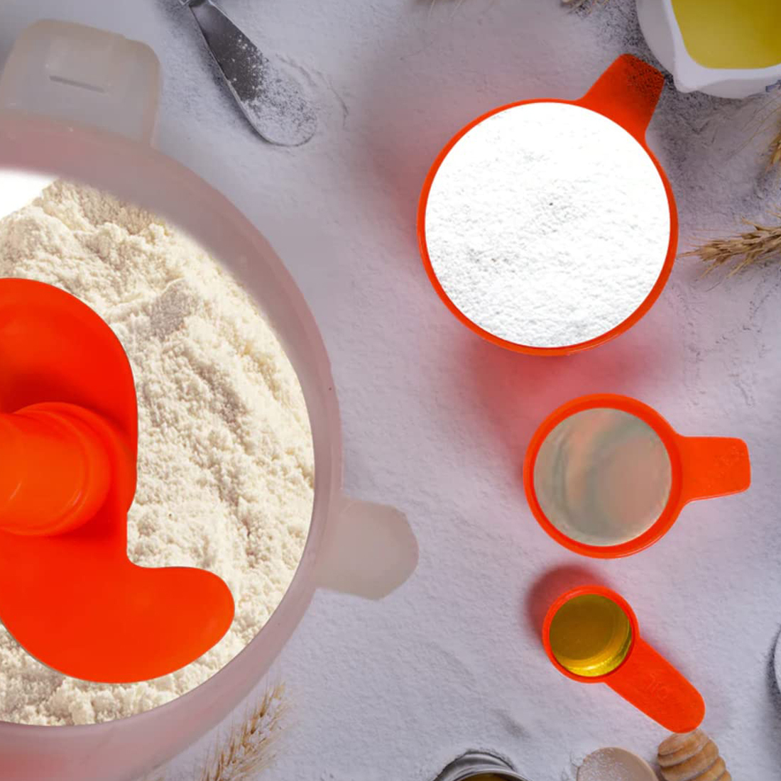 WOODPECKER PRINTS ATTA Maker/ Plastic Vertical Dough Maker   (Multicolor)