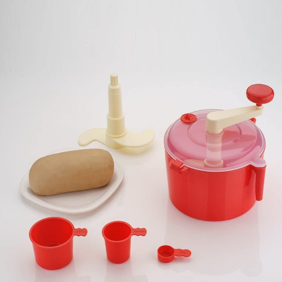 WOODPECKER PRINTS ATTA Maker/ Plastic Vertical Dough Maker   (Multicolor)
