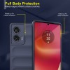Zapcase Back Cover for Motorola Edge 50 Fusion  (Blue, 3D Case, Silicon, Pack of: 1)