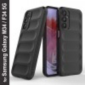 Zapcase Back Cover for Samsung Galaxy M34 5G  (Black, 3D Case, Silicon, Pack of: 1)