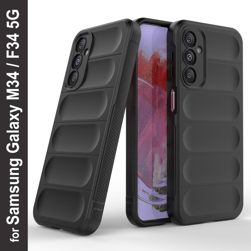 Zapcase Back Cover for Samsung Galaxy M34 5G (Black, 3D Case, Silicon, Pack of: 1) Zapcase Back Cover for Samsung Galaxy M34 5G (Black, 3D Case, Silicon, Pack of: 1)