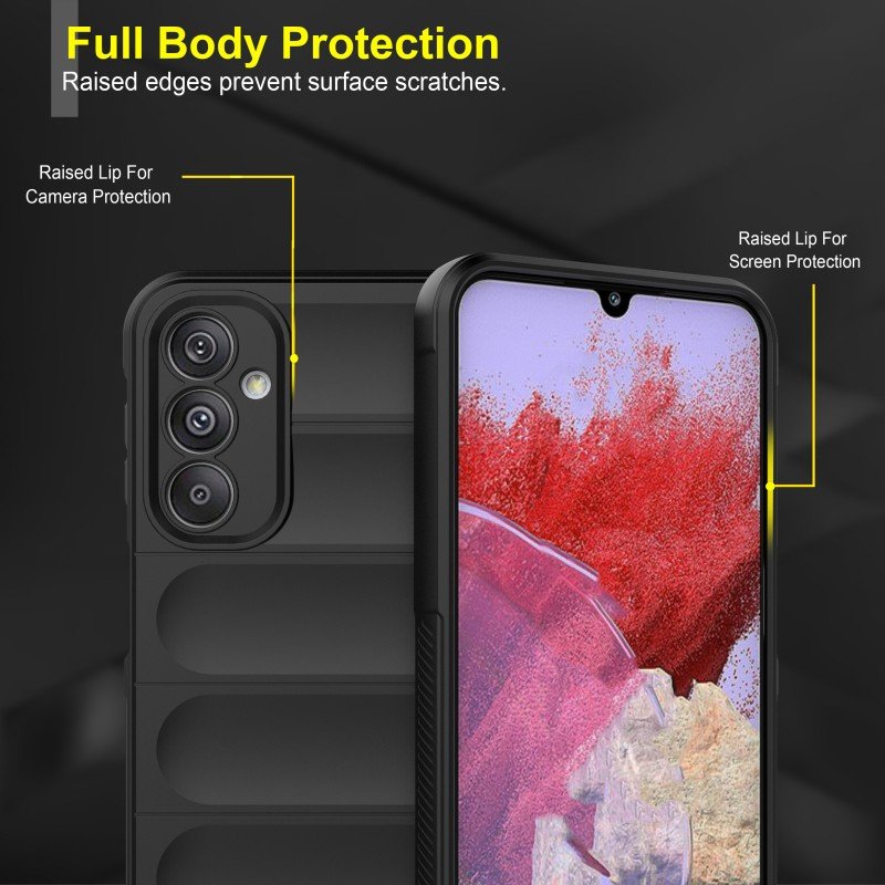 Zapcase Back Cover for Samsung Galaxy M34 5G (Black, 3D Case, Silicon, Pack of: 1) Zapcase Back Cover for Samsung Galaxy M34 5G (Black, 3D Case, Silicon, Pack of: 1)