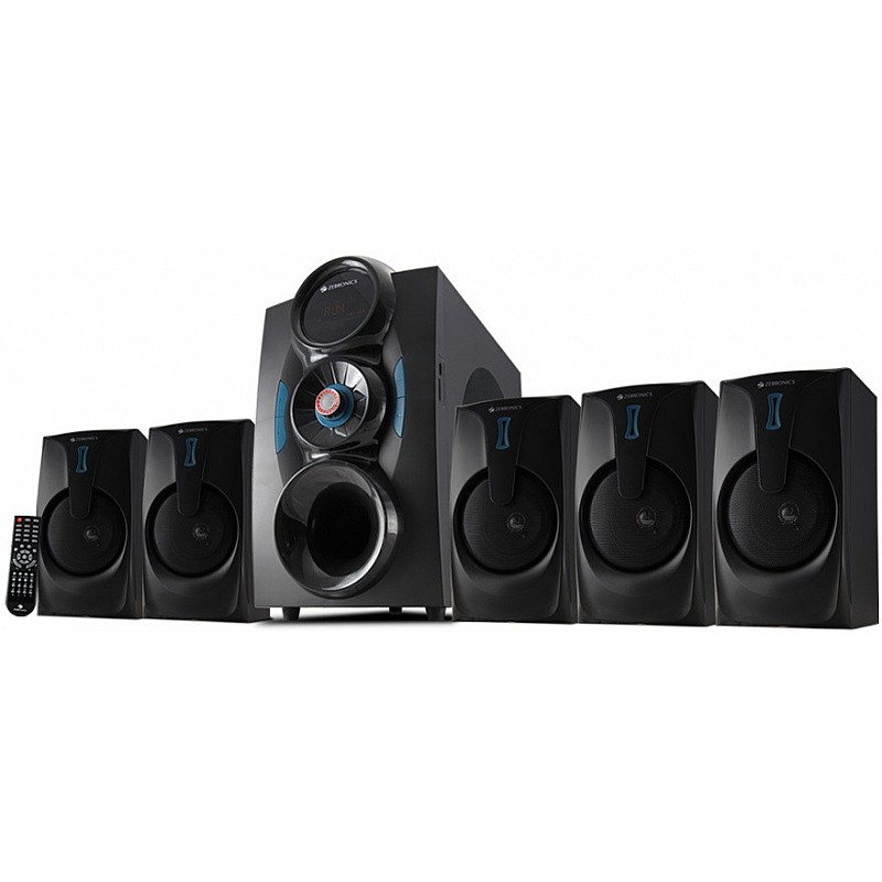 Zebronics Zeb - Bt9451 Rucf 5.1 Multimedia Speaker Home Theater System For Desktop, Laptop, Led Tv, Dvd Player, Projector