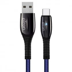 pTron Solero Plus 5.1A Superfast Type-C Charging Cable USB Cable for (Blue)