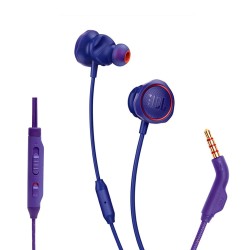 JBL Quantum 50 by Harman Wired in-Ear Gaming Headphone with Twist Lock Technology (Purple)