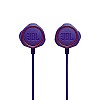 JBL Quantum 50 by Harman Wired in-Ear Gaming Headphone with Twist Lock Technology (Purple)