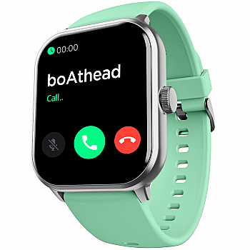 boAt Wave Edge Smart Watch with 1.85" HD Display, Advanced Bluetooth Calling Chip, Functional Crown (Sage Green)