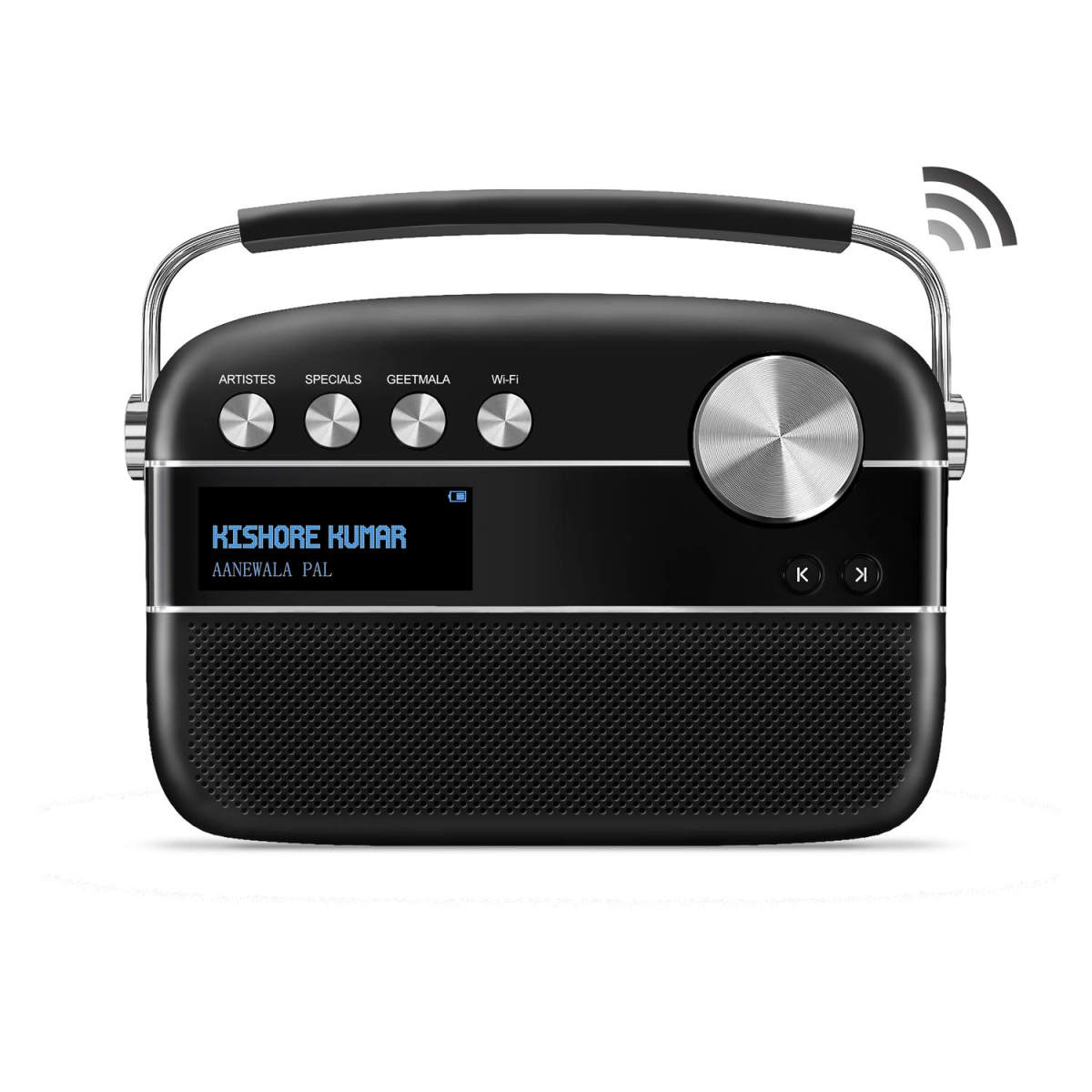 Saregama Carvaan 2.0 Hindi Portable Music Player Classic Black