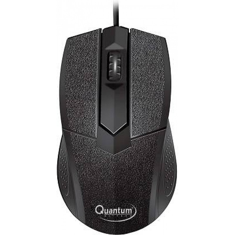 QUANTUM wired mouse qhm 224d Wired Optical Mouse (USB 2.0, Black)-