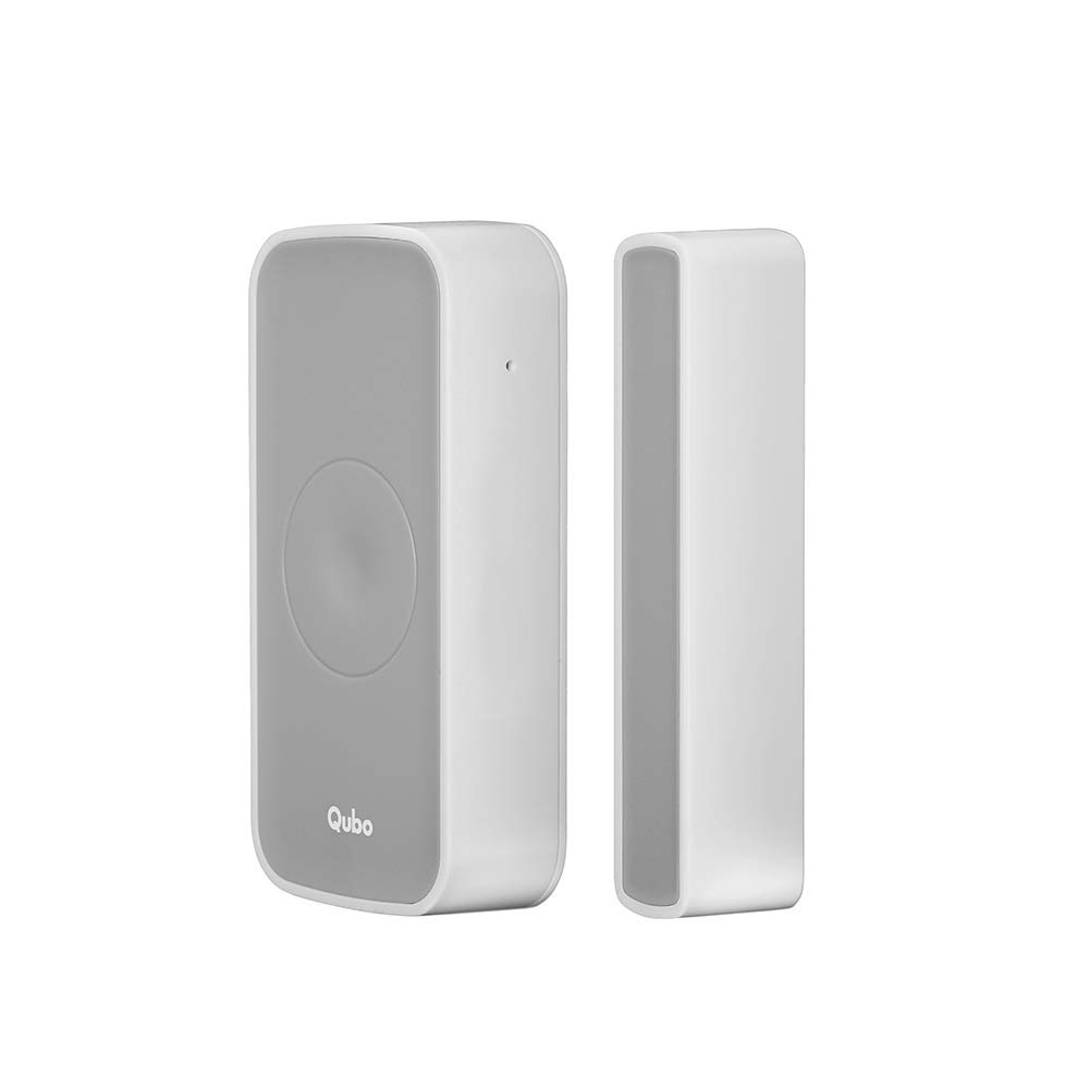 Qubo Wireless Smart Door/Window Sensor Camera, White -
