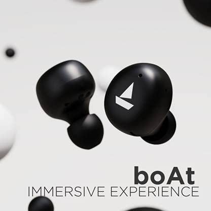 boAt Airdopes 381 Bluetooth Headset (Active Black, True Wireless)