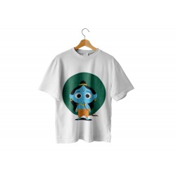 Rama Navami Graphic Printed T-Shirt for Unisex  | Casual Half Sleeve Round Neck T-Shirt | 100% Cotton |