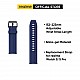 Realme Smart Watch Silicone Rubber Strap 22mm Blue for Watch S Series Watch 2 Pro Original 