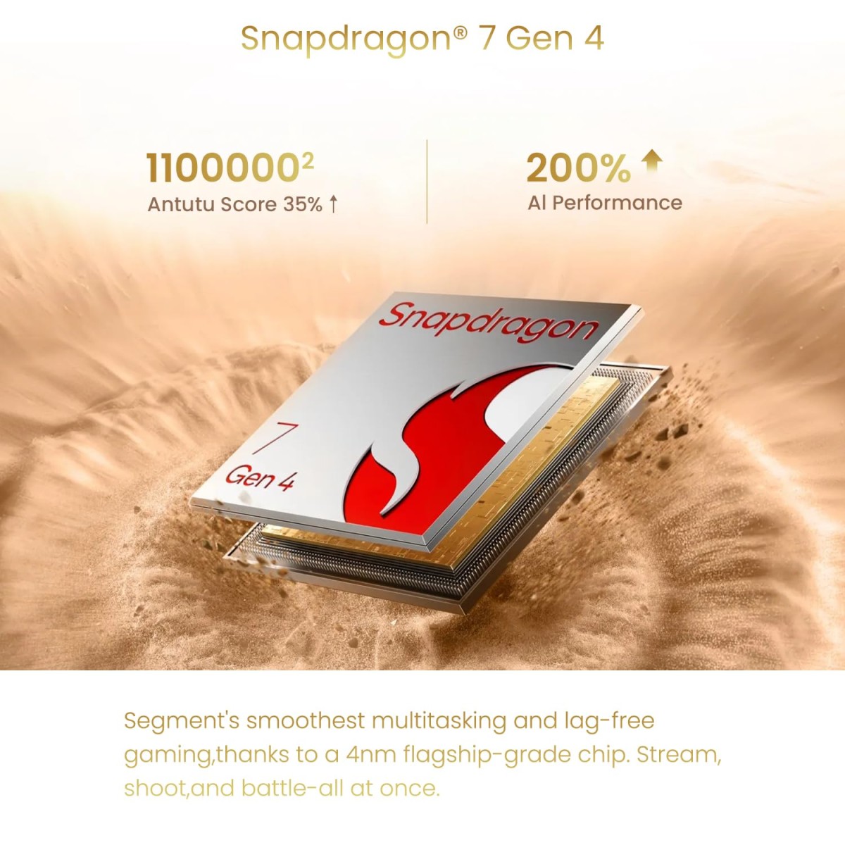 realme 15 Pro 5G Smartphone 8+256GB Silver,4K 60FPS,144Hz HyperGlow 4D Curve Display,7000mAh Battery,80W SuperVOOC, Camera Triple 50MP, Snapdragon 7 Gen 4, IP69