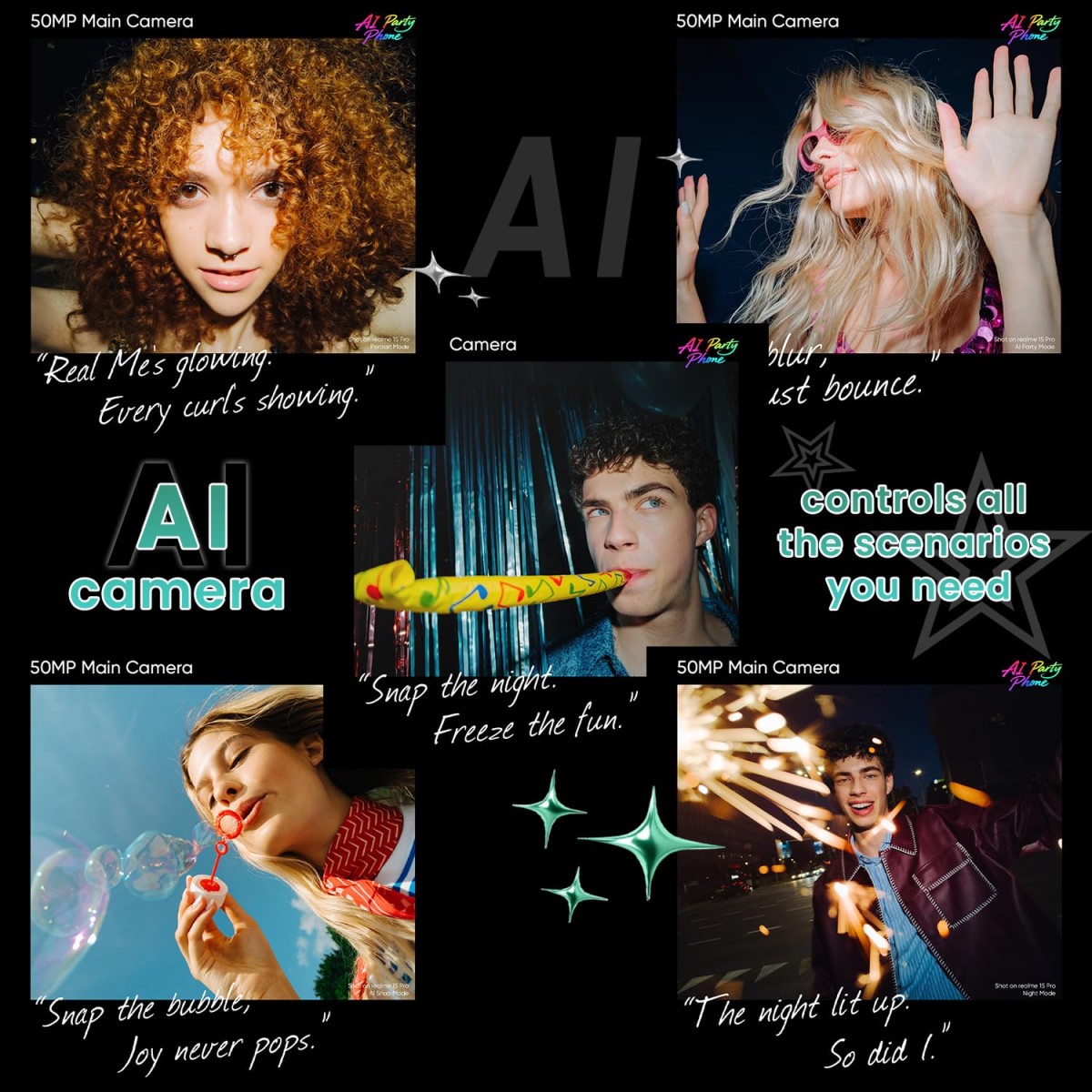 realme 15 Pro 5G Smartphone 8+256GB Silver,4K 60FPS,144Hz HyperGlow 4D Curve Display,7000mAh Battery,80W SuperVOOC, Camera Triple 50MP, Snapdragon 7 Gen 4, IP69