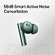 realme Buds Air 6 TWS in Ear Earbuds with 12.4 Mm Deep Bass Driver, 40 Hours Play Time, Fast Charge,50 Db ANC,Lhdc 5.0, 55 Ms Low Latency, Ip55 Dust & Water Resistant, Bluetooth V5.3 (Forrest Green)