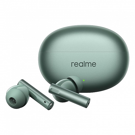 realme Buds Air 6 TWS in Ear Earbuds with 12.4 Mm Deep Bass Driver, 40 Hours Play Time, Fast Charge,50 Db ANC,Lhdc 5.0, 55 Ms Low Latency, Ip55 Dust & Water Resistant, Bluetooth V5.3 (Forrest Green)