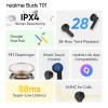 realme Buds T01 Truly Wireless in Ear Earbuds with AI ENC for Calls, 13mm Dynamic Driver, Upto 28Hrs Battery,88mm Latency,Bluetooth V5.4 & Google Fast Pair (Black) realme Buds T01 Truly Wireless in Ear Earbuds with AI ENC for Calls, 13mm Dynamic Driver, Upto 28Hrs Battery,88mm Latency,Bluetooth V5.4 & Google Fast Pair (Black)