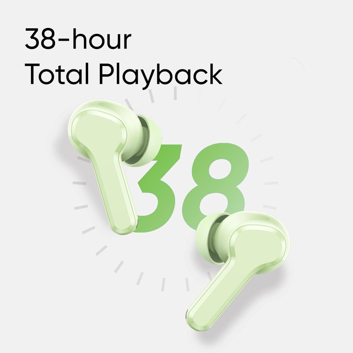 realme Earbuds T110 with Ai Enc for Calls, Upto 38 Hours of Playback and Fast Charging Bluetooth in Ear Headset