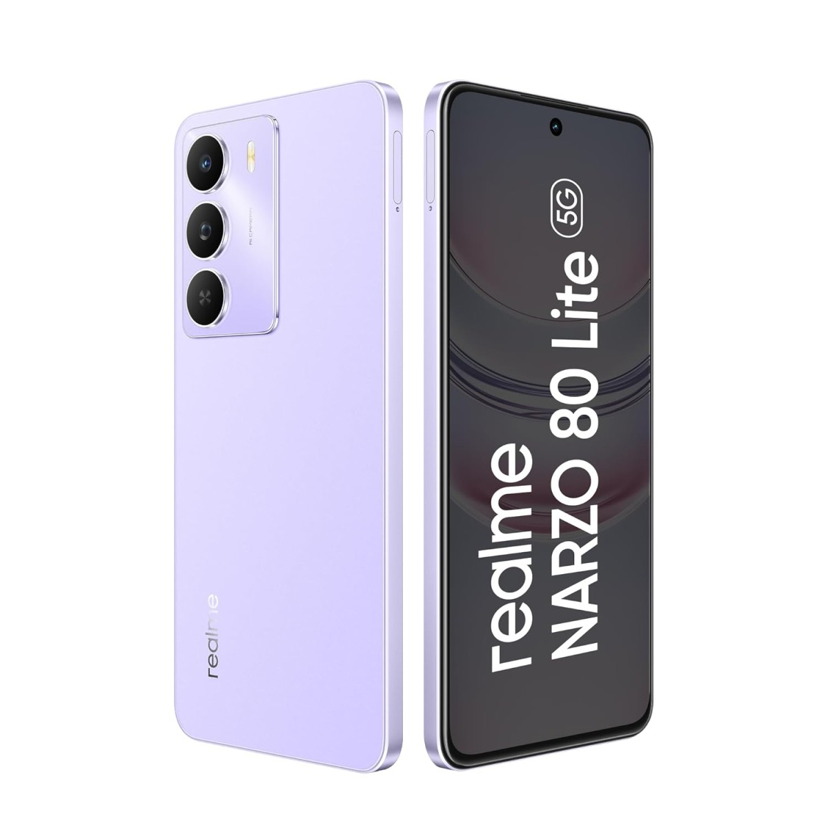 Realme Narzo 80 Lite 5g (crystal Purple, 6gb+128gb)