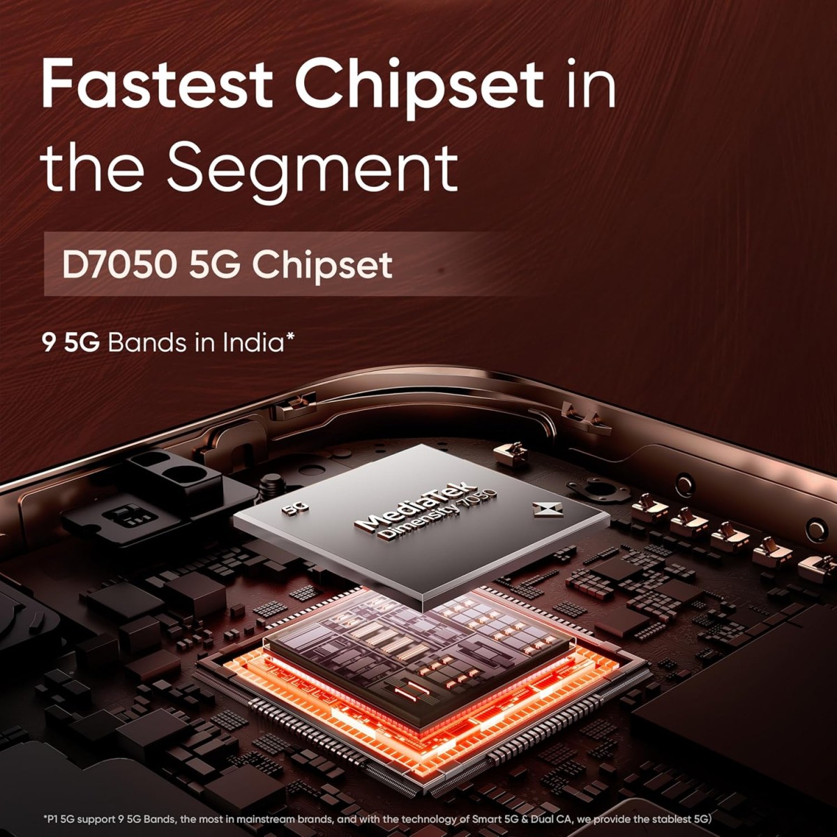 realme P1 5G (Phonix Red, 6GB RAM, 128GB Storage {open box}